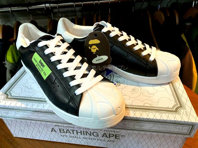a bathing ape アベイシングエイプ スニーカー シャーク - 靴